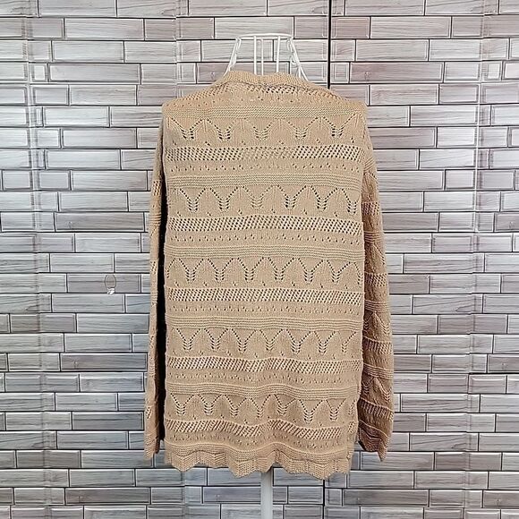 Mainstreet Blues open front cardigan Size M - Picture 6 of 11